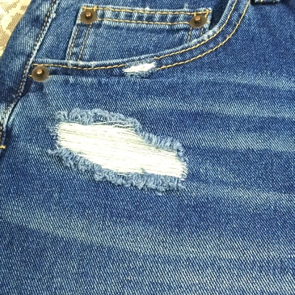 NWT No Boundaries Jean Shorts 100% Cotton Siz 7 - Picture 5 of 13
